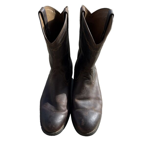 Men's Ariat Heritage Roper Western Boots Men’s Size 12D Cowboy Leather - Picture 11 of 16